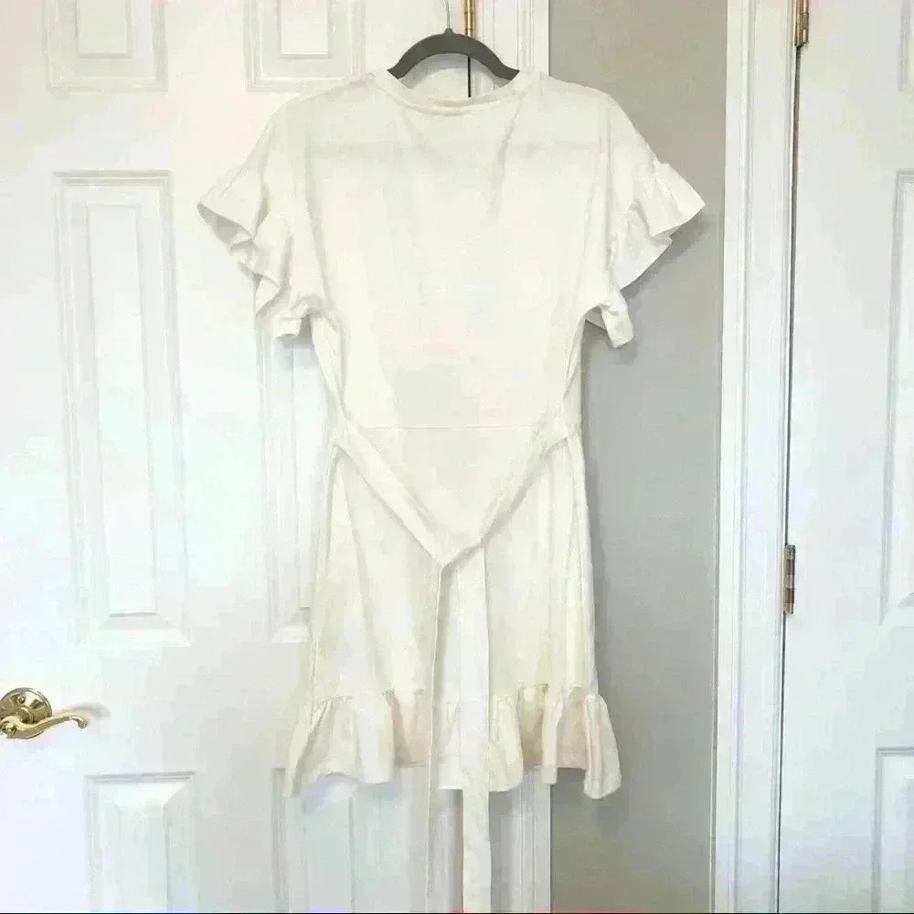 H&M White Flounced Dress - Picture 6 of 8